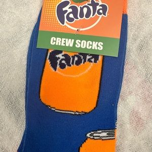 Cola Coke Fanta statement socks